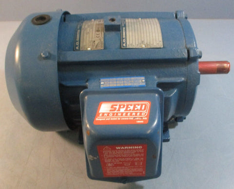 AO Smith F-391315-63 Electric Motor E164 3PH 1HP 230/460V 7/8" Shaft Dia NOS