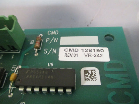 CMD PC PRINTED CIRCUIT BOARD REV:01 128190