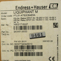 Endress Hauser Liquiphant M Level Switch FTL51ATE2CB4E5A 24" 9434919000