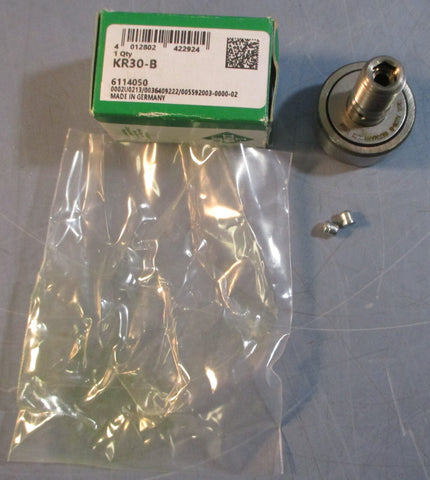 INA KR30B Cam Follower KR30 30mm Dia 40mm L 12mm Shaft Dia.