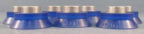 ViCas VC 27 Round Vacuum Cup VC27A1B Style F 2" Lip Dia 1" H (Lot of 7)