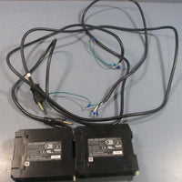 Omron S8VK0C06024 Power Supply w/ Power Cable 100240VAC Input (Lot of 2)
