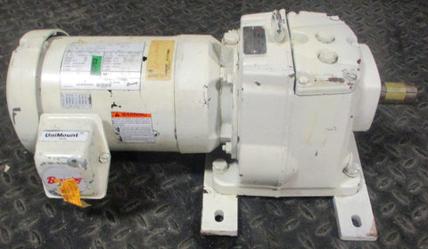 US Motors CBN3252SB340.0MT140 Ser 3000 Gearmotor Emerson E190A Reducer