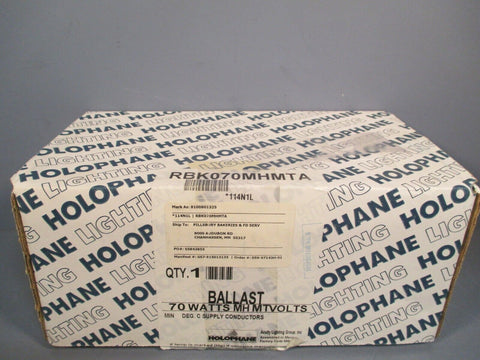 Holophane Lighting Ballast 70 watts RBK070HP12A