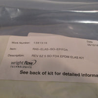 LOT OF Wright Flow Technologies Rev Sz 5 So FDA EPDM ELAS KIT RA5ELASSOEP/FDA