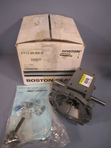 Boston Gear 700 Series 0.52 HP Gearbox/Speed Reducer Ratio 20:1 F713-20-B5-H