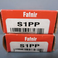 2 Nib Fafnir S1PP Ball Bearing ID 0.2500" OD 0.7500" Width 0.2812" Inch