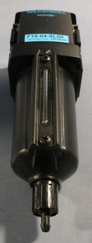 Wilkerson F18-04-SL00 Pneumatic Filter Unit 250/150 psig Max 150 Deg F Max