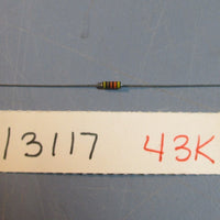 Bag of 50 Allen Bradley RCR05G433JS Composition Resistor 43K Ohm New