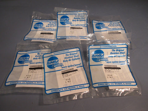 Lot of (6) Bimba Rotary Actuator Key PT537