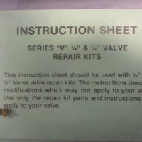 Versa Valves V473212 Pneumatic Valve Repair Kit Series V BunaN Kit