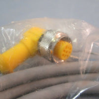 Ametek Gemco Euro Connector 6 Foot 4 Pin Right Angle 12mm NEW LOT OF TWO