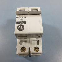 Allen Bradley 1492CB2 4A Amp 2 Pole 480V Vac Circuit Breaker H040