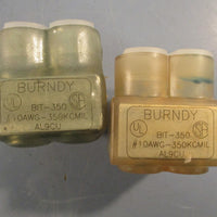 Burndy BIT350 MultiTap Connector Clear Insulated #10AWG350KCMIL Lot of 2