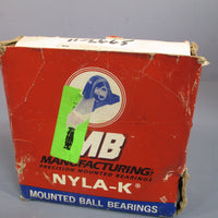 MB MANUFACTURING NYLAK MOUNTED BALL BEARINGS 2BOLT 1 3/4 FC225K134