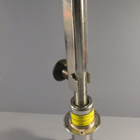 Vestil leveling jack 9” Travel Model LJ9 with Polished Chrome Finish