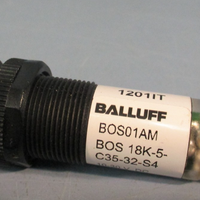 BALLUFF BOS 18K5C3532S4 BOS01AM Photelectric Sensor 1030VDC 150mA 100350mm