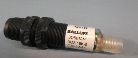 BALLUFF BOS 18K5C3532S4 BOS01AM Photelectric Sensor 1030VDC 150mA 100350mm
