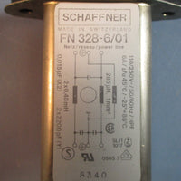 Lot of 4 Schaffner Various FN328xx Power Entry Module PEM Plug EMI Filter NWOB