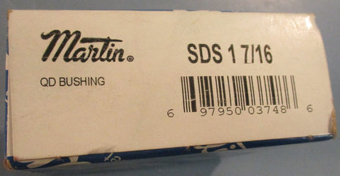 Martin SDS 1 7/16 Quick Disconnect Bushing 17/16" Bore Keyed Lot of 2