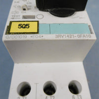 Siemens Sirius 3R Circuit Breaker 3RV1421OFA10 50/60Hz