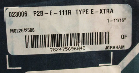 Dodge P2B-E-111R Type E-Xtra 2-Bolt Pillow Block Bearing 023006 1-11/16" Bore