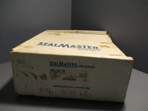 SEALMASTER 3" Gold Line Set Screw Mounted Flange Cartridge Bearing MFC48C CR