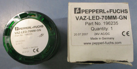 Pepperl + Fuchs VAZLED70MMGN Green Light Module 24VAC/DC 196235
