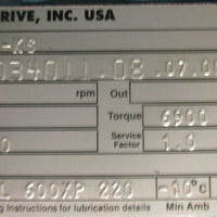 Sew Eurodrive RF77AKS Gearbox 18.80:1 Ratio 6900LbIn Torque 11/2" Shaft Dia