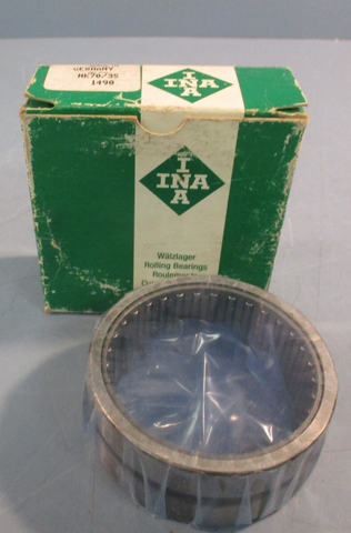 INA NK70/35 Needle Roller Bearing, Outer Ring and Roller, Steel Cage