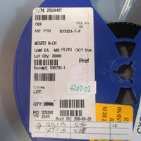 Spool of 500 Diodes Inc. BSS1237F MOSFET 100V 360mW NChannel New