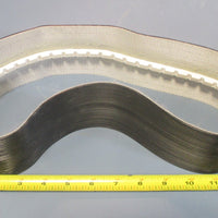 Lot of 2 Midwest Rubber N111916 31/2" x 31" Long Spined Belt NWOB