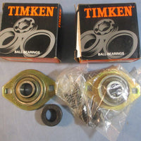 Timken Fafnir VFMST 3/4 2-Bolt Flange Mount Ball Bearing 3/4" Bore (Lot of 2)
