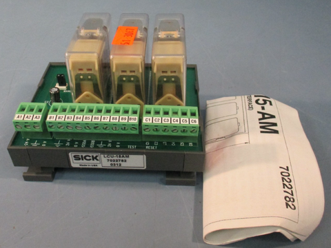 SICK LCU15AM Power Supply Module 7022782, Safety Stop Circuit