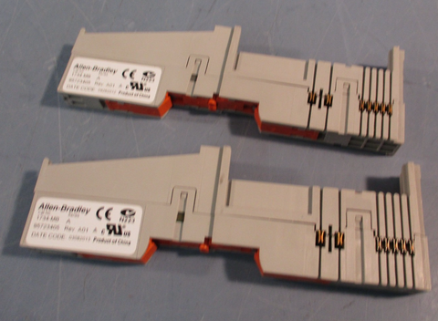 Lot of (2) Allen-Bradley 1734-MB SER A REV 01 95723405 Base Module
