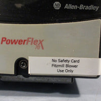 ALLEN BRADLEY POWERFLEX 70 VARIABLE FREQUENCY DRIVE SER A 20AD2P1A0AYNANNN