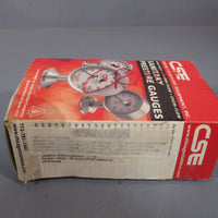CSE SANITARY PRESSURE GAUGES  31/2" SANIFLOW 0100PSI 3POGFBTDRAGVI