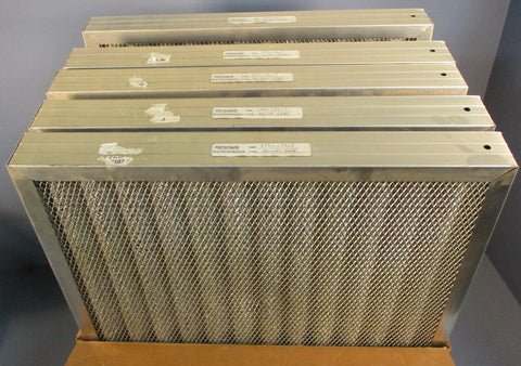 Lot of 5 Precisionaire 173/4x24x2" Washable Aluminum KKM Air Filter Cartridge