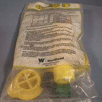 Hubbell Elastogrip Electrical Plug 2p 3w 20a 125vac HBL15W33