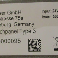 Domino A520i Inkjet Printer100-240V 4A 50-60Hz w/ Touchpanel Type 3
