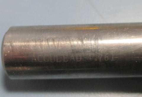 Brubaker 7/8" HSS 1H Acculead 4.761 Professional CNC Resharpened 3FL End Mill