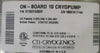 Brooks Automation CTI-Cryogenics On-Board 10 Cryopump 8116231G002R 8112578G001