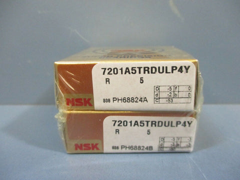 NSK 7201A5TRDULP4Y Super Precision Spindle Bearing Matching Set