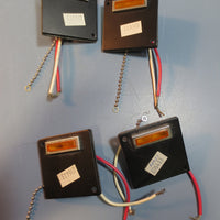 Lot of 4 Mac Valves Amber Pilot Indicating Light Panel Mount E62022 611 NWOB