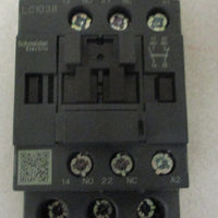 Schneider Electric LC1D38U7 TeSys Control Contactor 3 Poles 38 A 20 HP 480 V