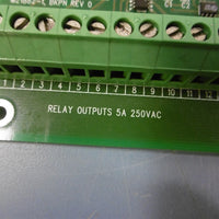 Merrick M218821 BKPN REV 0 5A 250VAC Relay Output Board Assembly