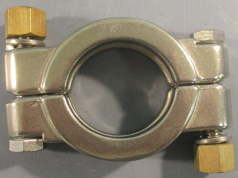 USA Sealing SS304 High Pressure Tri-Clamp 2-Bolt Stainless Steel Lot of 3