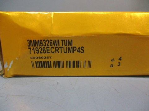 Timken 3MM9326WITUM Super Precision Bearing d4 D3 71926ECRTUMP4S Set of 2