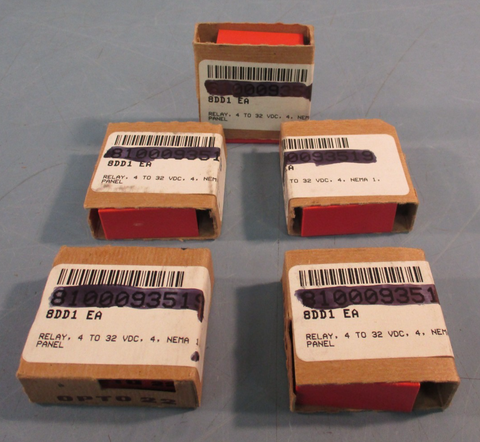 Lot of (5) Opto22 ODC24 (ODC24) Standard Input/Output Module 4 to 32VDC, NEMA 1
