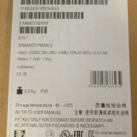 Siemens 6SL32101PB155UL0 Frequency Converter 1.1kW 200240V